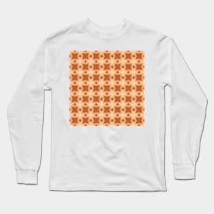 Earth Tones Patterns Long Sleeve T-Shirt